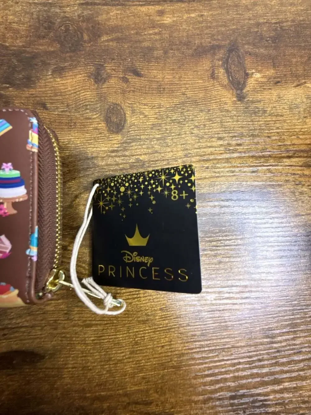 Loungefly Disney Princess Sweets Cake Print Zip Around Wallet